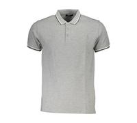 Cavalli Class - Polo Brodé avec Détails Contrastants - Homme - Tops - Gris - Taille: M