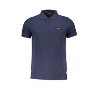 Cavalli Class - Polo en Coton Bleu avec Dtails lgants - Homme - Tops - Bleu - Taille: M