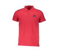 Cavalli Class, Homme, Tops, Rouge, Taille: M Polo en Coton Rouge avec Logo