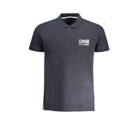 Cavalli Class - Polo en Coton Bleu avec Logo - Homme - Tops - Bleu - Taille: M