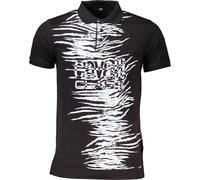 CAVALLI CLASS Polo Hommes Textile Noir SF21297 - Taille : XL
