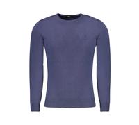 Cavalli Class, Homme, Pulls, Bleu, Taille: M Pull ras du cou en maille fine