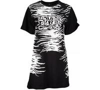 Cavalli Class - Robe élégante imprimée avec manches courtes - Femme - Robes - Noir - Taille: 36 FR