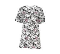 Cavalli Class - Robe Femme en Coton Blanc Style Élégant - Femme - Tops - Blanc - Taille: 40 FR