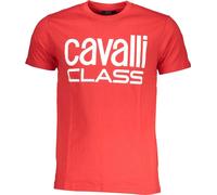 Cavalli Class Rouge T-shirt élégance pour hommes : Taille - M Taille : M