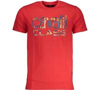 Cavalli Class Rouge T-shirt luxueux et élégant : Taille - L Taille : L