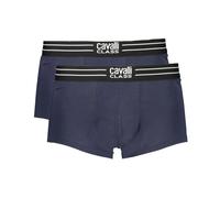 Cavalli Class - Sous-vêtements en Coton Bleu - Homme - Sous-vêtements - Bleu - Taille: L