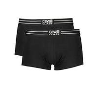 Cavalli Class - Sous-vêtements en Coton Noir - Homme - Sous-vêtements - Noir - Taille: XL