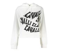 Cavalli Class - Sweat à Capuche avec Imprimé Logo - Femme - Sweatshirts et sweats à capuche - Blanc - Taille: 44 FR