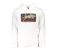 Cavalli Class - Sweat à Capuche Blanc Manches Longues Logo - Homme - Sweatshirts et sweats à capuche - Blanc - Taille: 3XL