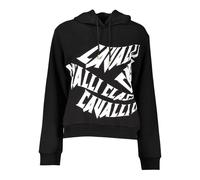 Cavalli Class - Sweat à capuche élégant - Femme - Sweatshirts et sweats à capuche - Noir - Taille: 46 FR
