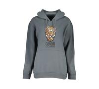 Cavalli Class - Sweat à Capuche en Polaire Gris Élégant - Femme - Sweatshirts et sweats à capuche - Gris - Taille: 44 FR