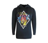 Cavalli Class - Sweat à capuche motif/style losange et tigre - Homme (SY998)