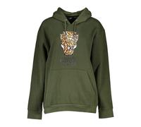 Cavalli Class - Sweat à capuche vert avec logo - Femme - Sweatshirts et sweats à capuche - Vert - Taille: 44 FR