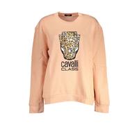 Cavalli Class - SweaT-shirt en polaire rose élégant - Femme - Sweatshirts et sweats à capuche - Rose - Taille: 40 FR