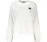 CAVALLI CLASS SWEATSHIRT SANS FERMETURE FEMME BLANC : Couleur - Blanc, Taille - XL Taille : XL Couleur : Blanc