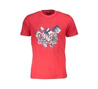 Cavalli Class - T-shirt à Logo Imprimé - Homme - Tops - Rouge - Taille: XL