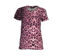 Cavalli Class - T-shirt à manches courtes avec logo - Femme - Tops - Rose - Taille: 36 FR