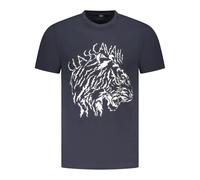 Cavalli Class - T-shirt à manches courtes - Homme - Tops - Bleu - Taille: XL