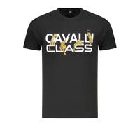 Cavalli Class - T-shirt à Manches Courtes - Homme - Tops - Noir - Taille: M