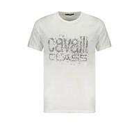Cavalli Class - T-shirt avec impression frappante - Homme - Tops - Blanc - Taille: L