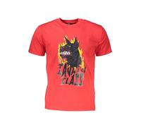 CAVALLI CLASS T-SHIRT COURT HOMME ROUGE : Couleur - Rouge, Taille - M Taille : M Couleur : Rouge