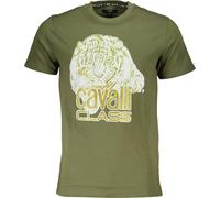 CAVALLI CLASS T-SHIRT COURT HOMME VERT : Couleur - Vert, Taille - M Taille : M Couleur : Vert