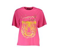 CAVALLI CLASS T-shirt femme textile Rose SF21250 - Taille : XS