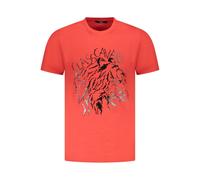 Cavalli Class - T-Shirt Graphique Rouge - Homme - Tops - Rouge - Taille: M