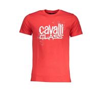 Cavalli Class - T-shirt Graphique Spray Paint - Homme - Tops - Rouge - Taille: 2XL