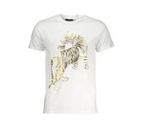 Cavalli Class - T-Shirt - Homme - Tops - Blanc - Taille: XL