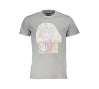Cavalli Class - T-Shirt - Homme - Tops - Gris - Taille: XL