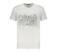 Cavalli Class - T-shirt à col rond - Homme - Tops - Blanc - Taille: L