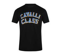 Cavalli Class - T-shirt motif/style Logo superposé - Homme (SY1001)