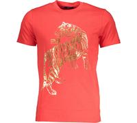 Cavalli Class T-shirt rouge tigré Style maximal : Taille - M Taille : M