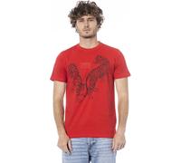 Cavalli Class T-shirt rouge tigré : Taille - XL Taille : XL
