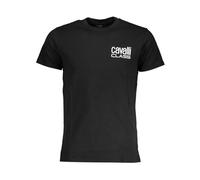 Cavalli Class - Tee Logo de Luxe - Homme - Tops - Noir - Taille: M