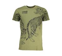 Cavalli Class - Tee-shirt Graphique Tigre Vert - Homme - Tops - Vert - Taille: 2XL