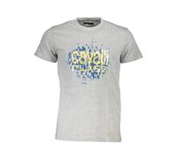 Cavalli Class - Tee-shirt imprimé logo - Homme - Tops - Gris - Taille: XL
