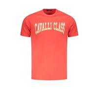 Cavalli Class - Tee-shirt rouge avec logo pour homme - Homme - Tops - Rouge - Taille: 2XL