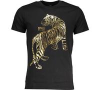 Cavalli Class Tiger T-Shirt Noir : Taille - L Taille : L