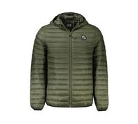 Cavalli Class, Homme, Vestes, Vert, Taille: S Veste à Capuche Verte avec Rembourrage Léger