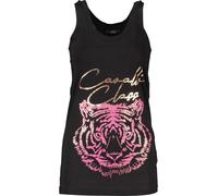 Cavalli Classic Logo Tanktop avec imprimé et col rond : Taille - XS Taille : XS