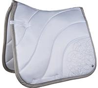 Cavalli Puri Melody Flower Tapis de selle blanc PonyViels.