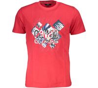 Cavalli T-shirt manches courtes col rond logo rouge : Taille - XL Taille : XL