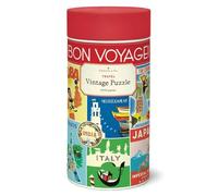 Cavallini 1000 Piece Puzzle, Vintage Travel (PZL/TRV)