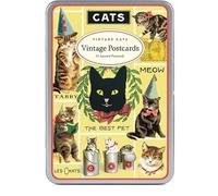 CAVALLINI & CO. Vintage Cats Lot de cartes postales vintage assorties