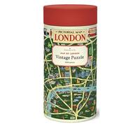 Cavallini Puzzle de 1000 pièces, Carte de Londres (PZL/LONMAP)