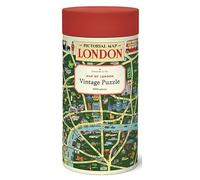 Cavallini Puzzle de 1000 pièces, carte de Londres (PZL/LONMAP)