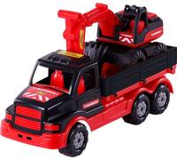 Cavallino Camion Torpille Mammouth avec pelleteuse, 44.5cm